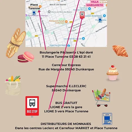 アパート Appt Rdc Jardin Laverie Parking Margareth
